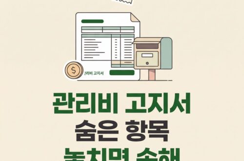 EP40. 아파트 관리비 고지서 분석: 그냥 지나치기 쉬운 숨은 항목 찾기 아파트 관리비 고지서 숨은 항목을 안내하는 콘텐츠 썸네일. 관리비 고지서·우편함·영수증·동전 일러스트, "관리비 고지서 숨은 항목 놓치면 손해" 타이틀, BASIC TO BEST 브랜드 표기.