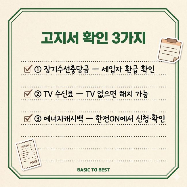관리비 고지서 확인 3가지